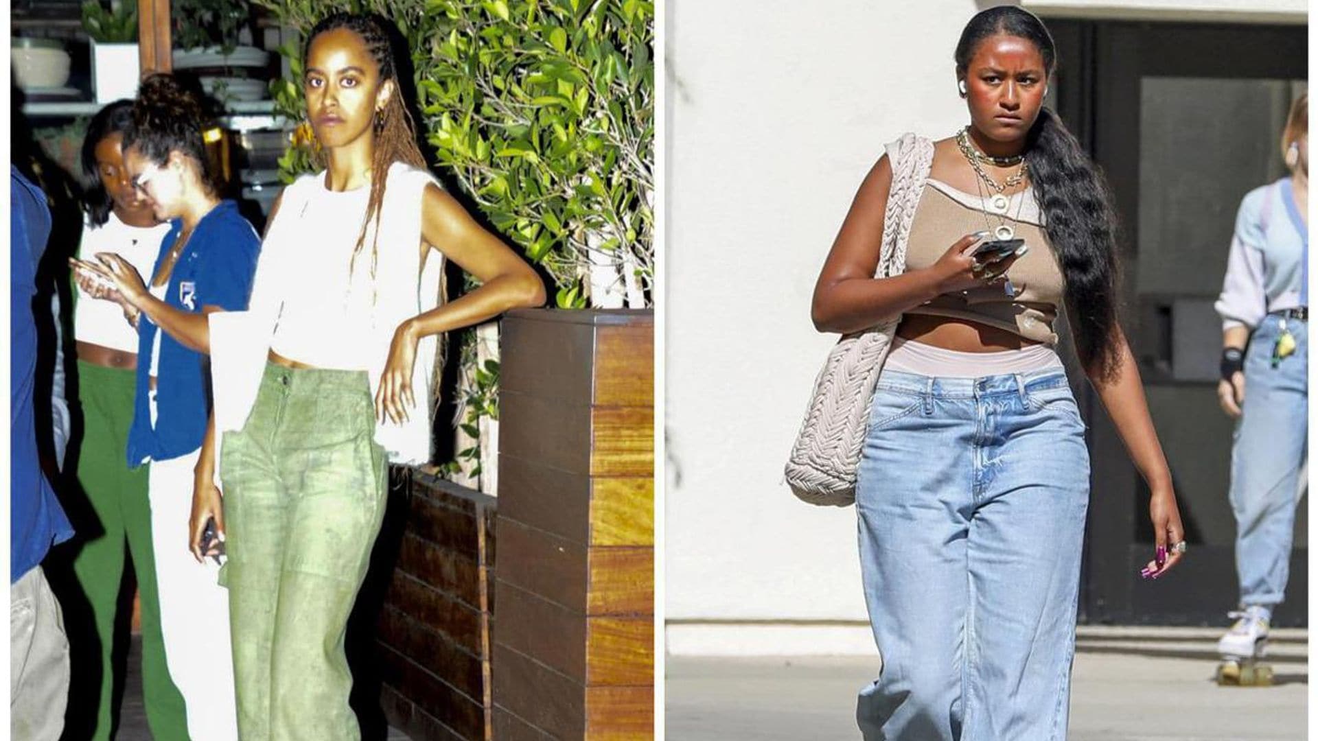 Malia and Sasha Obama show off their distinct style while out in LA