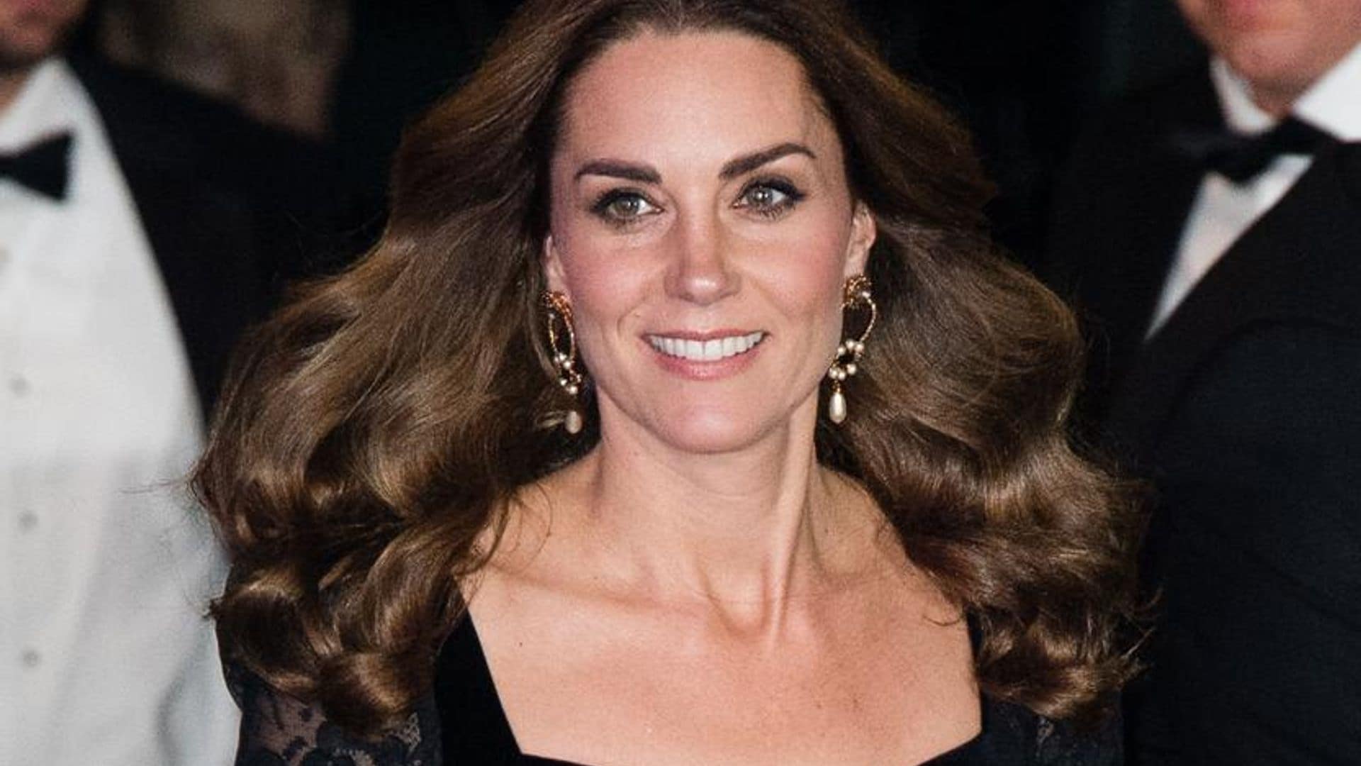 Kate Middleton wows in sheer gown for glam parents' night out with William