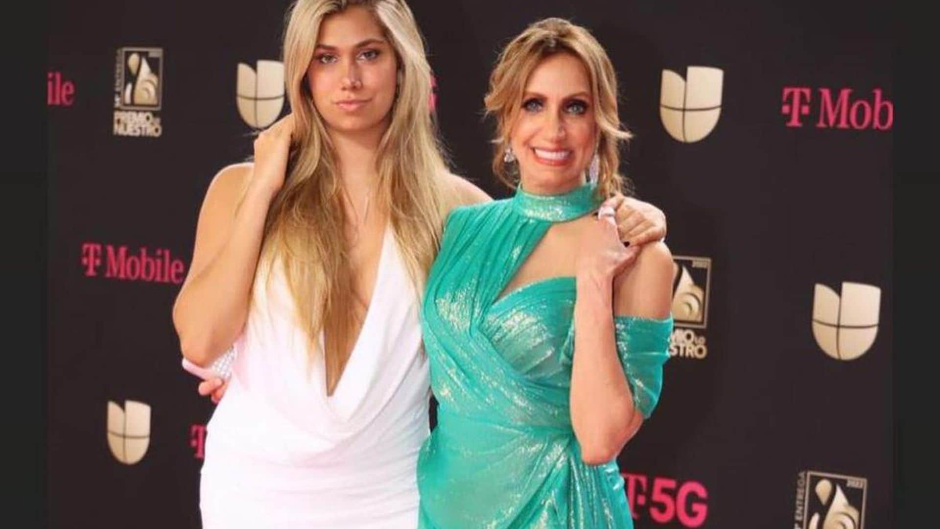 Lili Estefan and her daughter Lina looked gorgeous on the red carpet of Premio Lo Nuestro