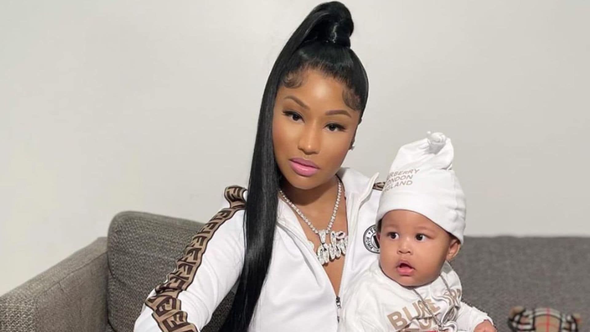 Nicki Minaj’s 11-month-old son proves to love the camera already