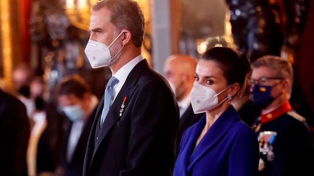 Queen Letizia stuns at Diplomatic Corps reception, King Felipe congratulates President Joe Biden