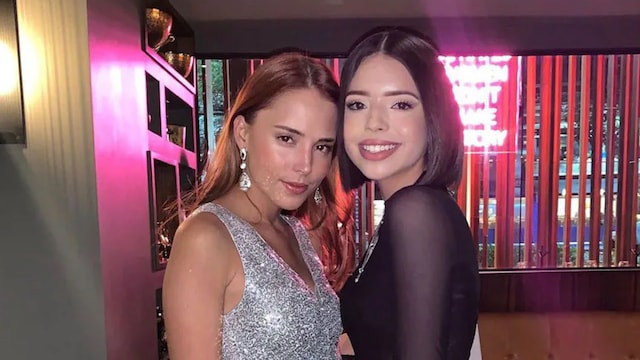 Majo and Angela Aguilar