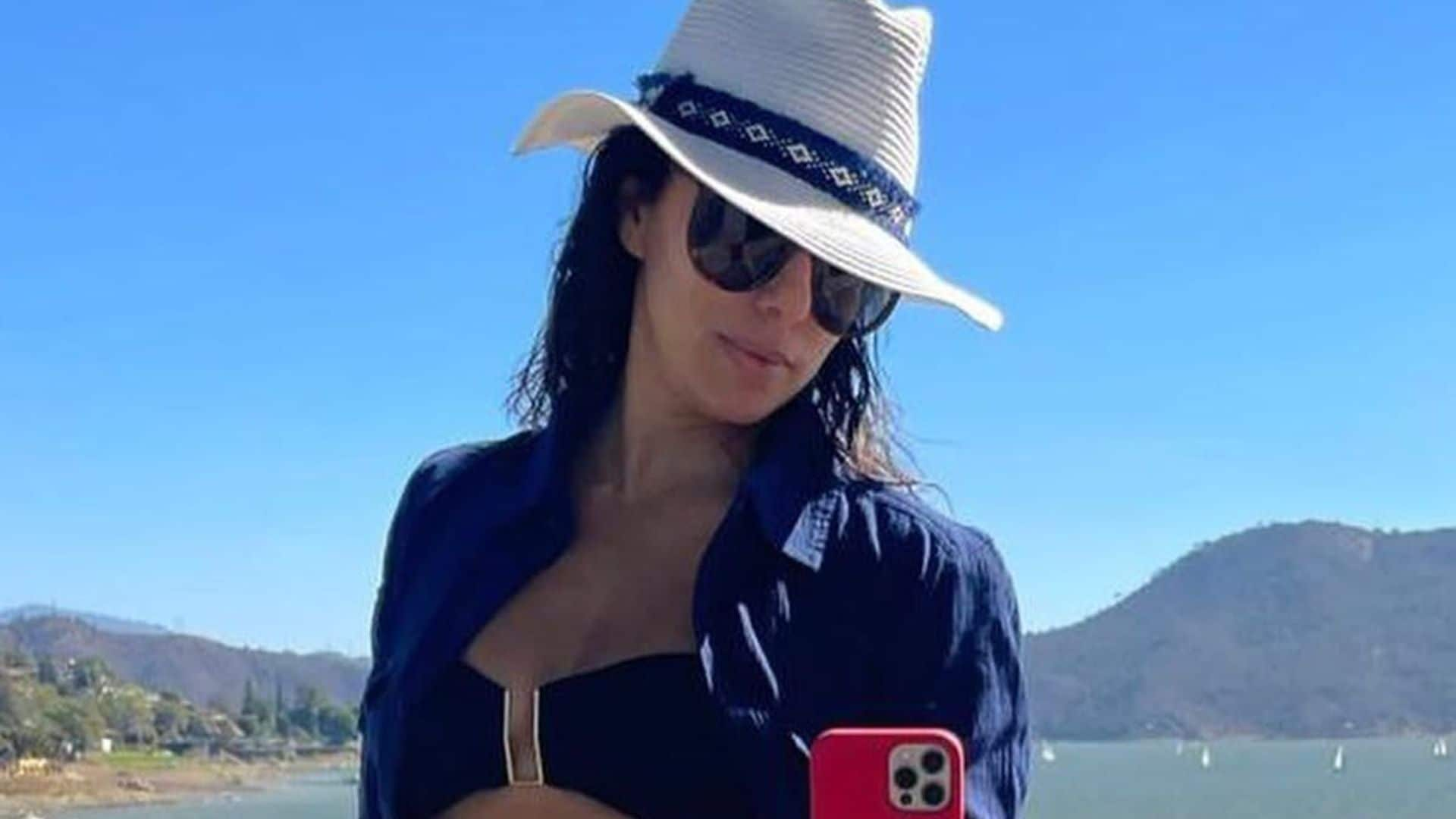 Eva Longoria Vacation Pictures in bikini