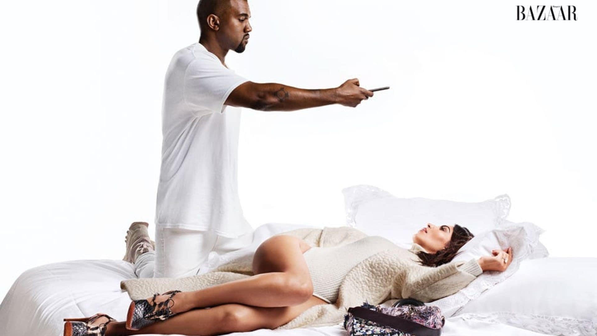 Kanye likened his wife's nude selfies to works of art.
<br>
Photo: Karl Lagerfeld