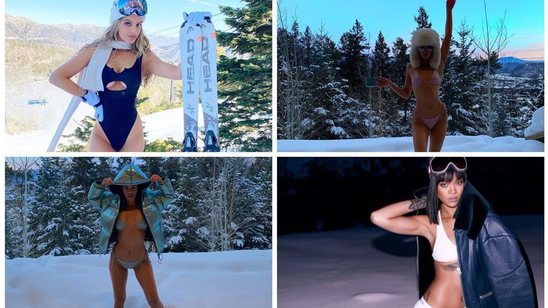 Let it snow: Lele Pons and more celebs that have worn bikinis in the freezing snow