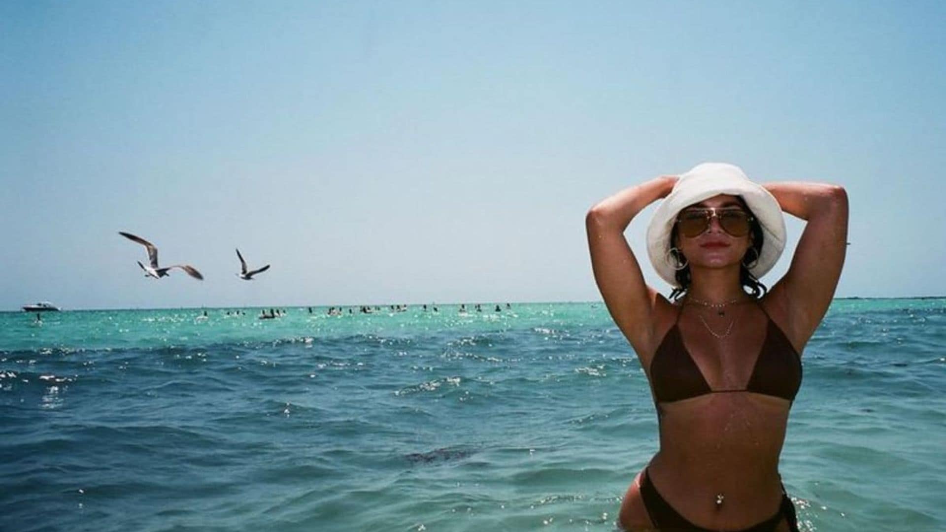 Vanessa Hudgens continues endless vacation vibes with another bikini photo from Miami