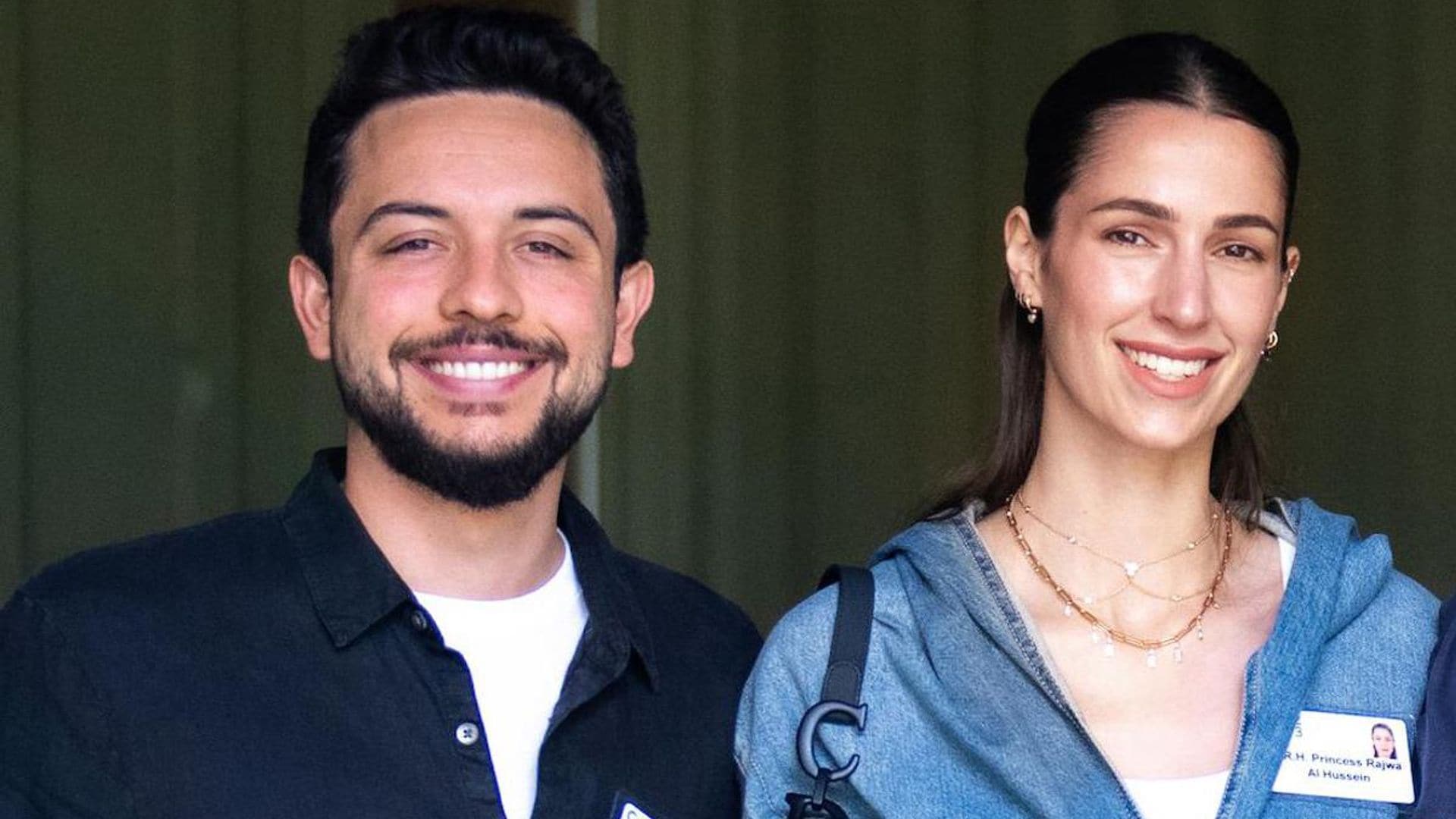 Princess Rajwa looks chic in D.C. with Crown Prince Hussein