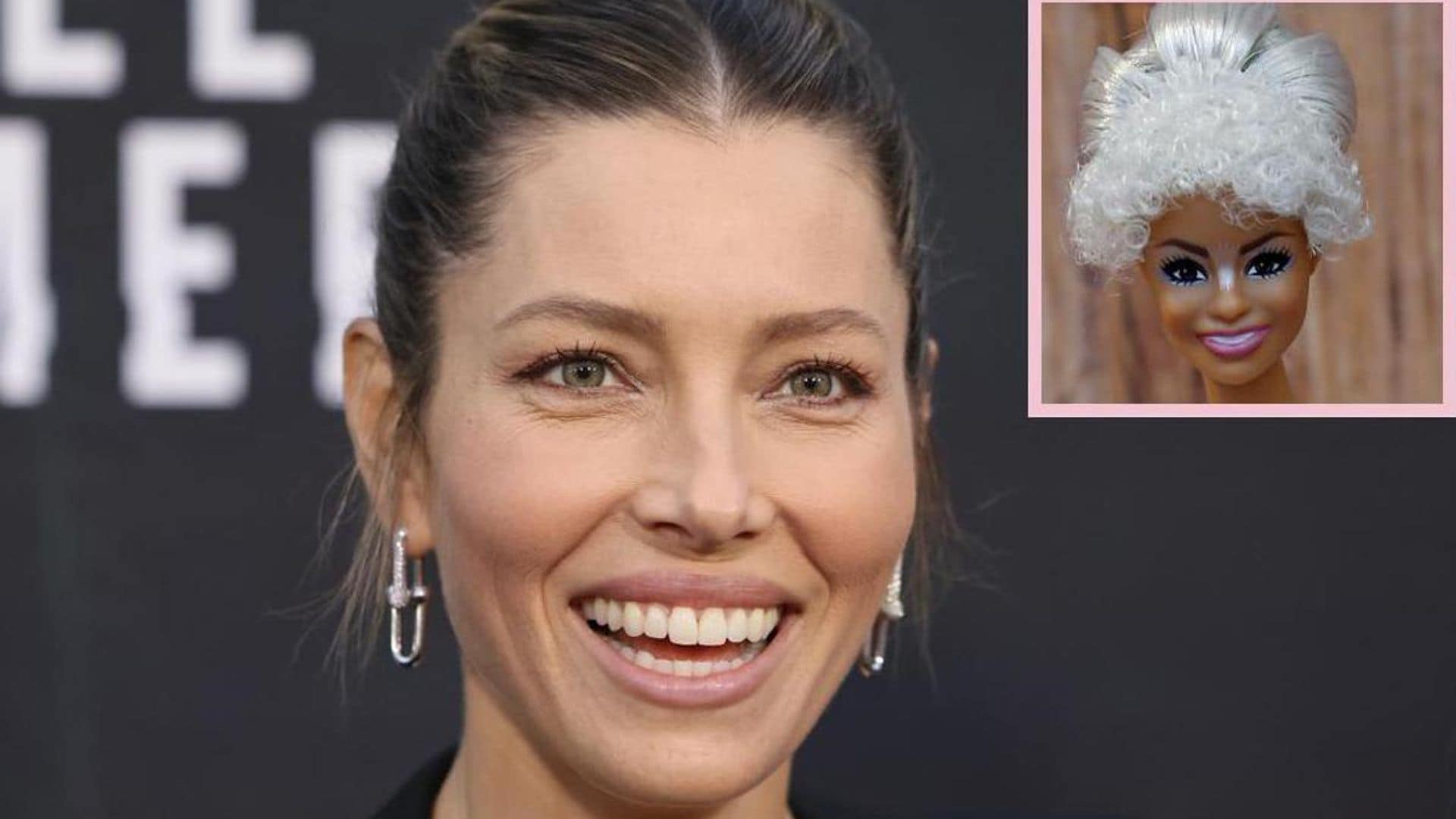 Jessica Biel shares the hilarious way she used her Barbie heads as Christmas decorations