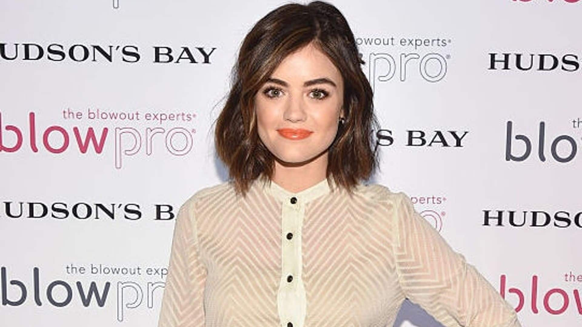 Lucy Hale trades in her brunette locks and is going 'blonder by the minute'