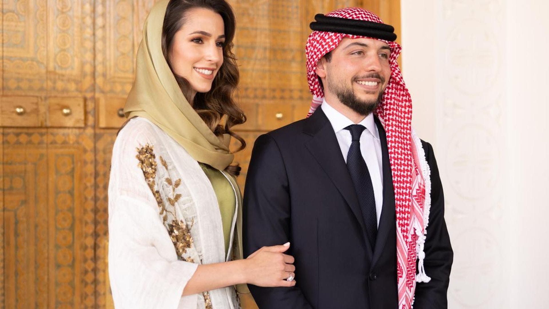 Princess Rajwa stars in first official photos with daughter Princess Iman