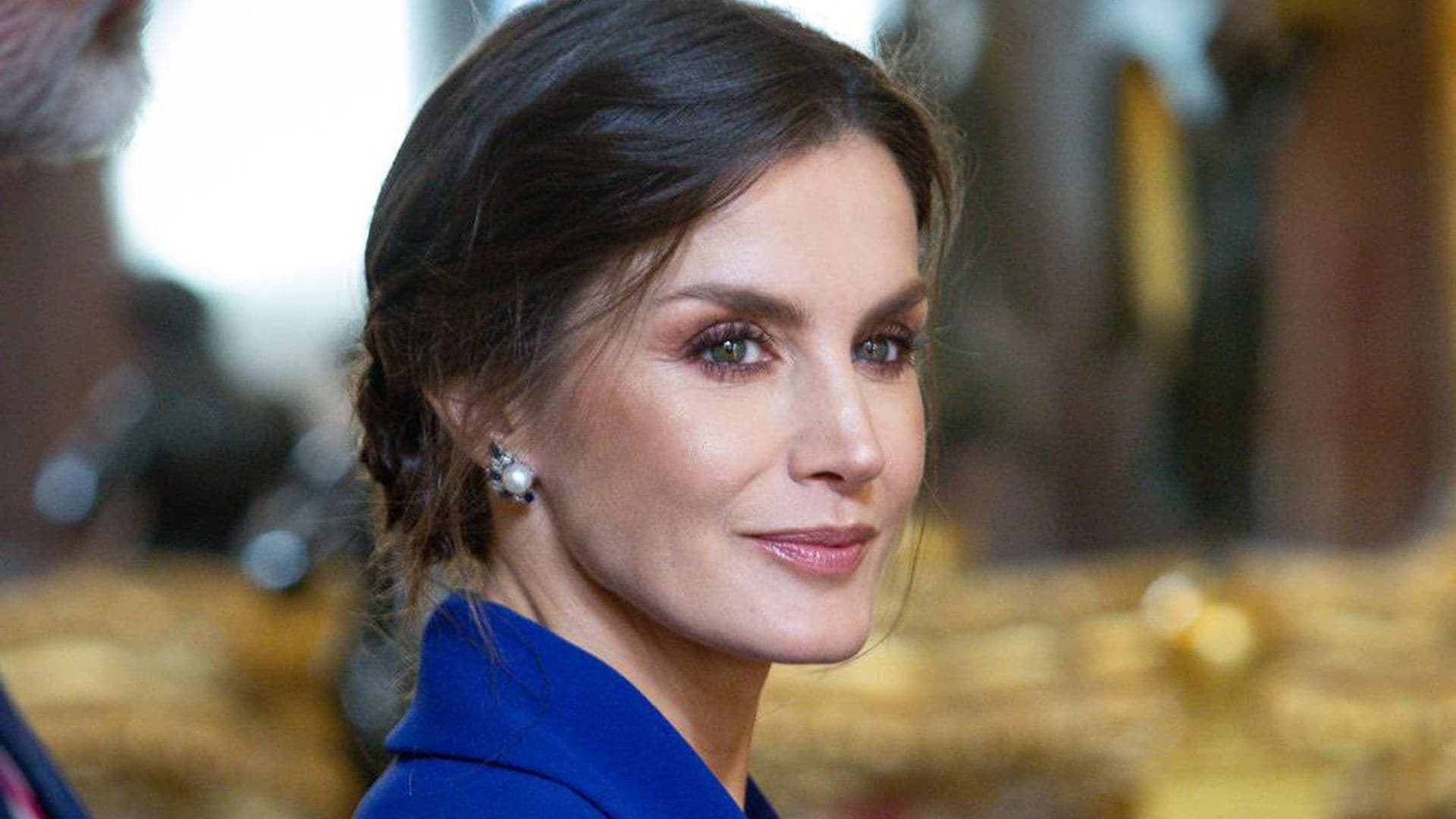 Queen Letizia stuns at her first engagement of the New Year