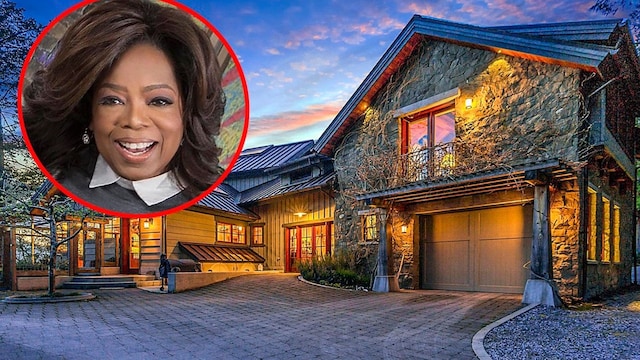 Exterior of Oprah home