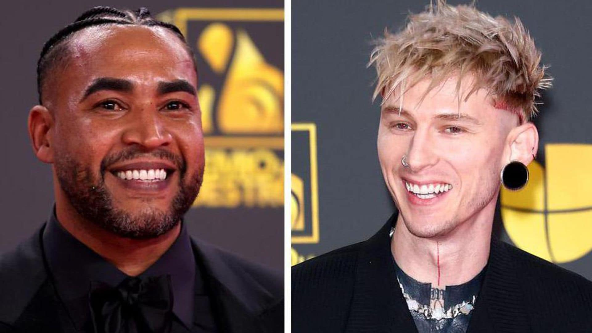 Premio Lo Nuestro’s unlikely duo Don Omar and Machine Gun Kelly hit the stage