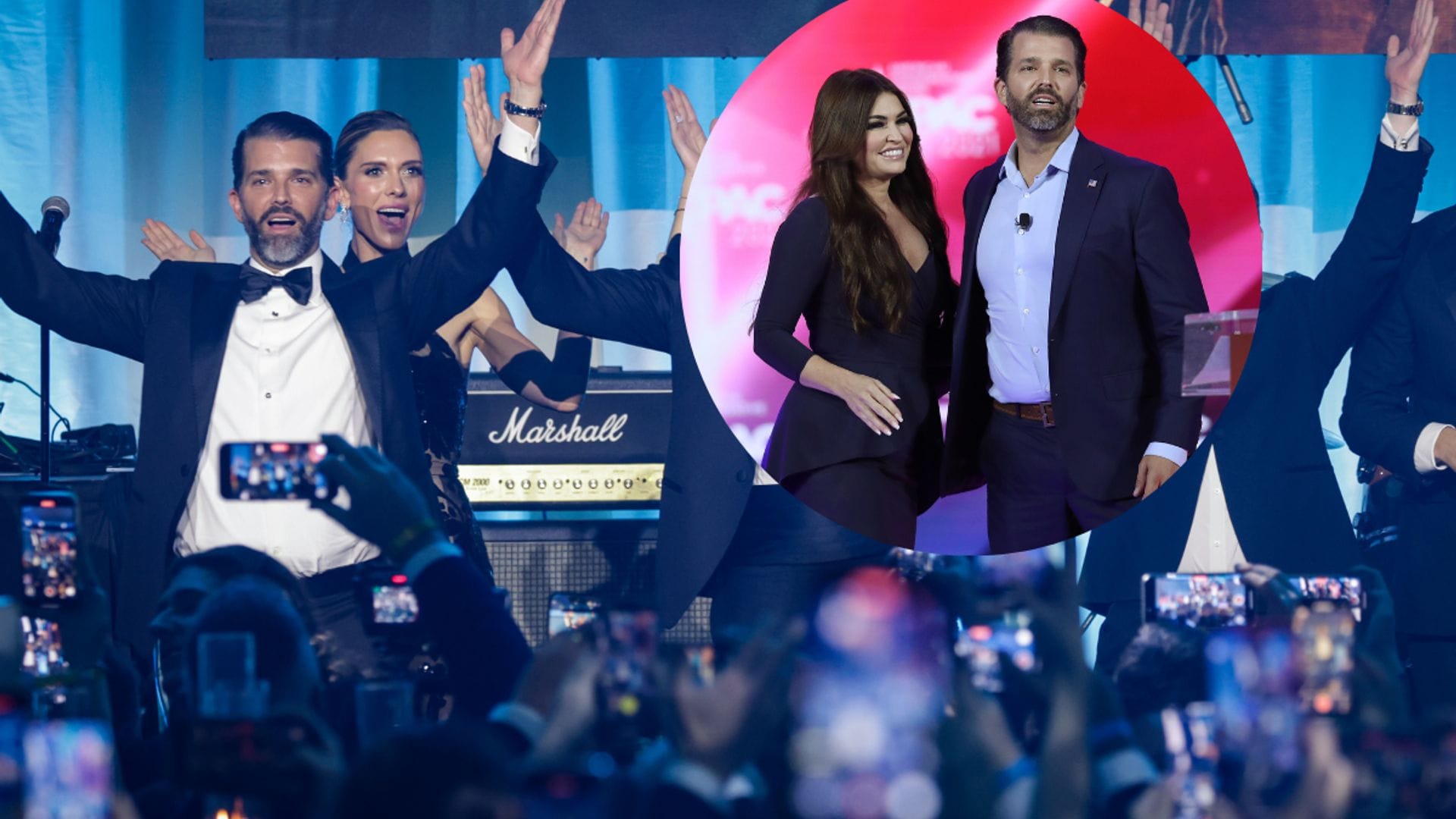 Donald Trump Jr's ex Kimberly Guilfoyle and girlfriend Bettina Anderson were at the same inauguration party