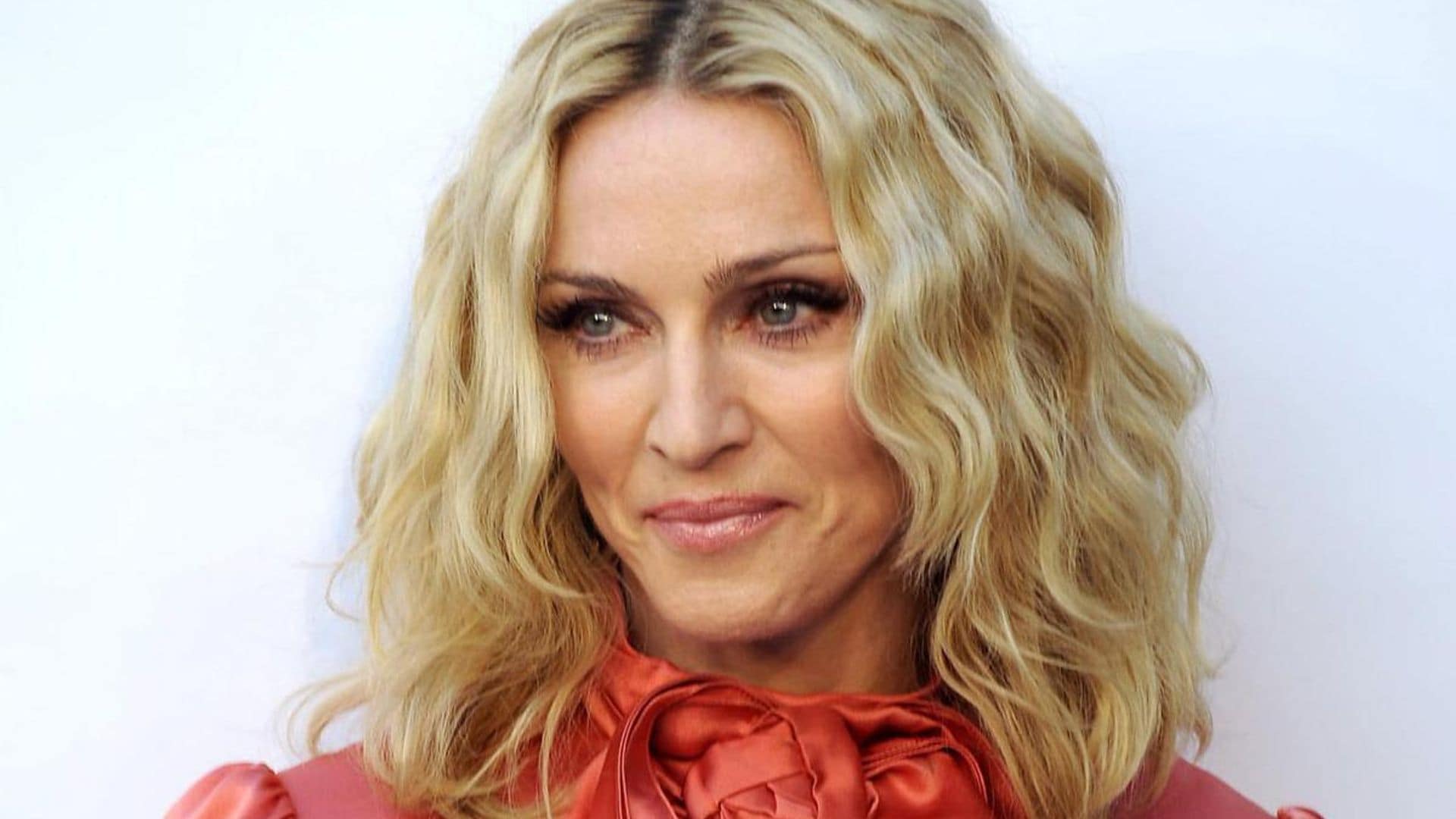 US singer Madonna poses as she arrives t