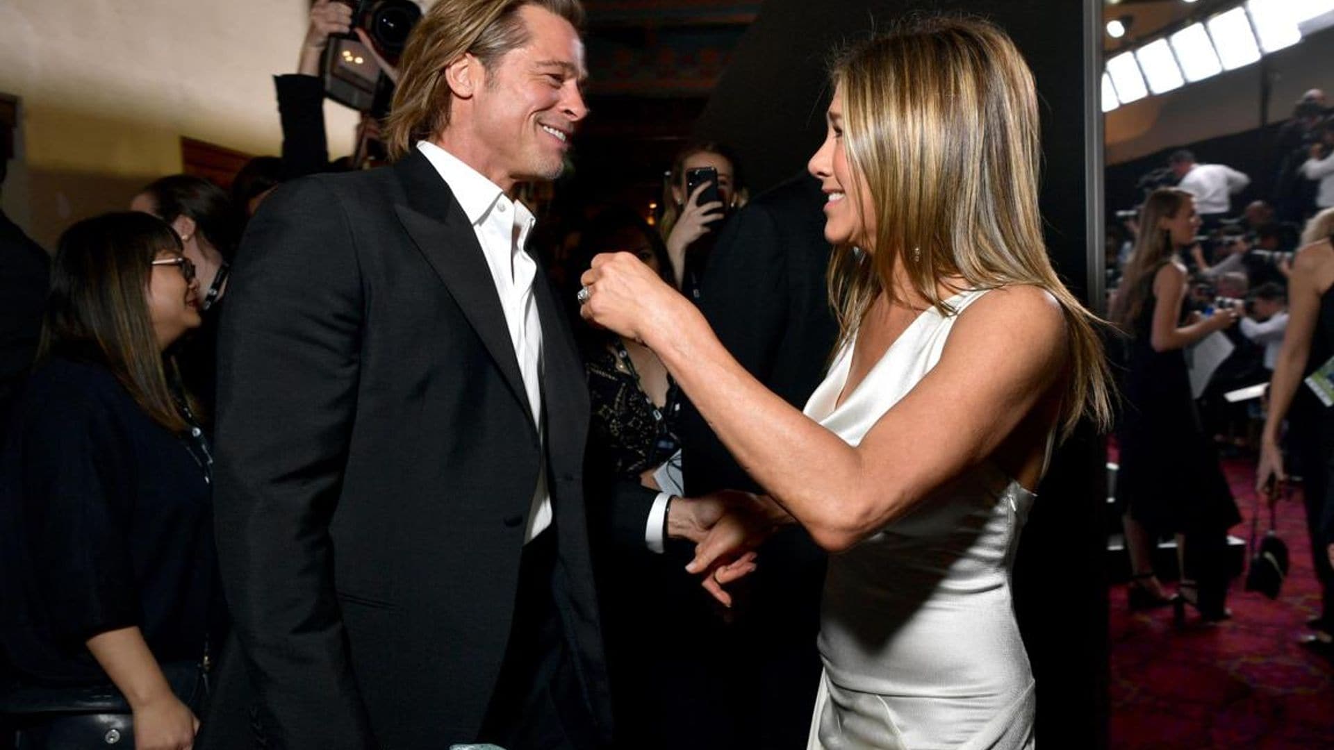 Brad Pitt dropped everything to watch Jennifer Aniston’s SAG speech