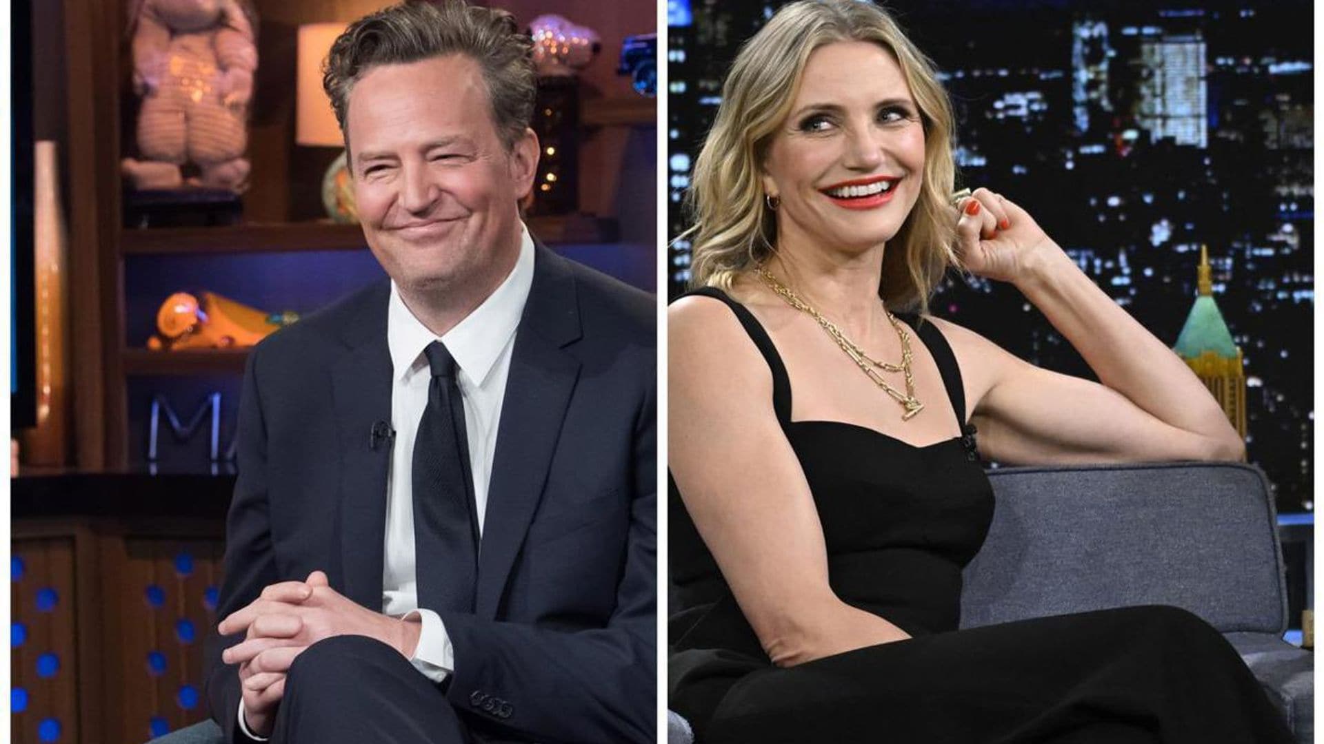 Matthew Perry reveals Cameron Diaz once punched him in the face, and more about his love life