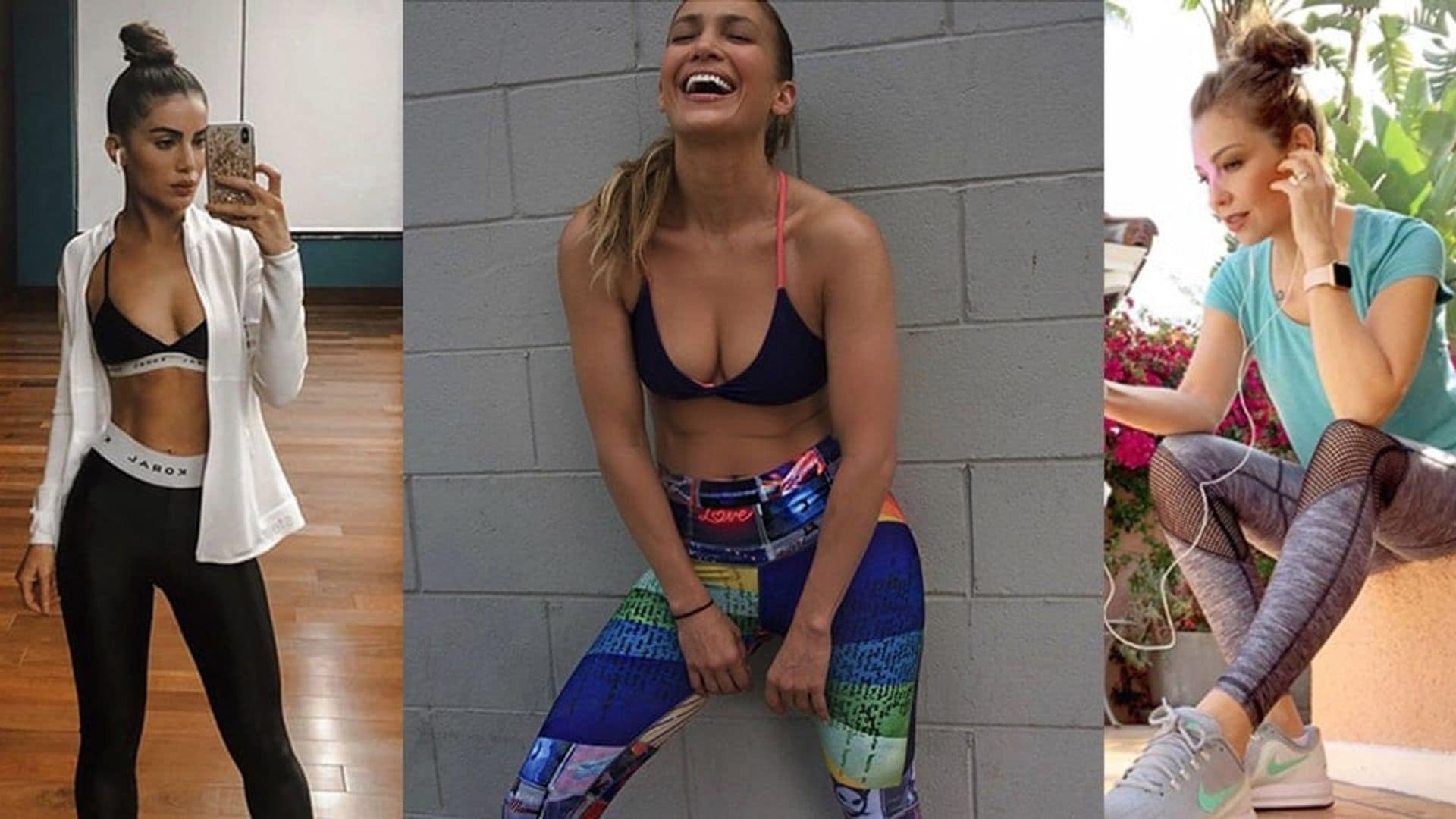 JLO, Thalía and more fit celebs add style to activewear