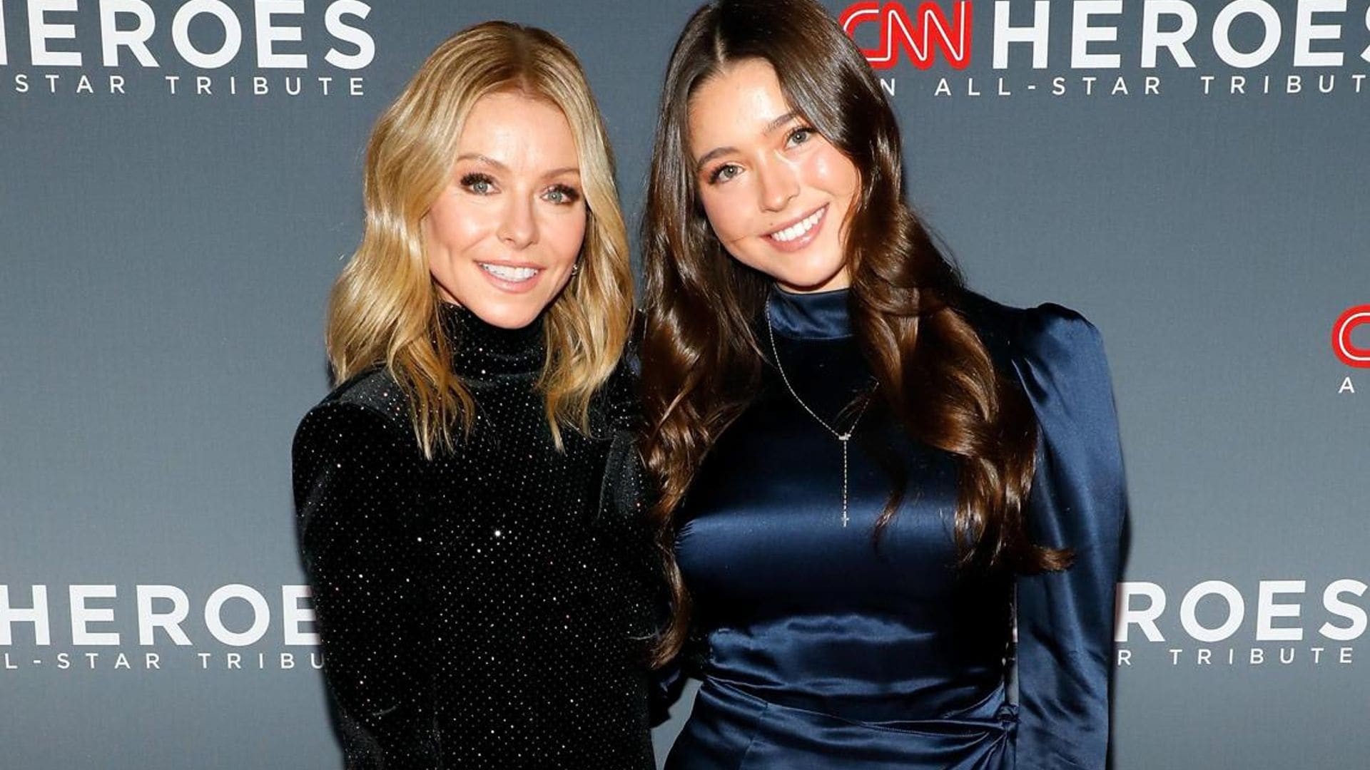 Kelly Ripa and Lola Consuelos