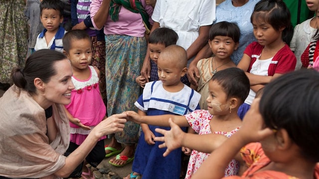 Angelina Jolie charity work