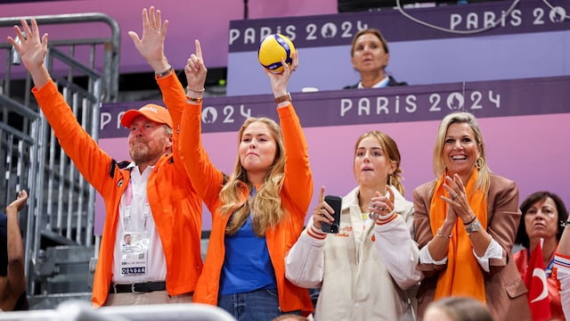 The Dutch royal family at the Paris Olympics