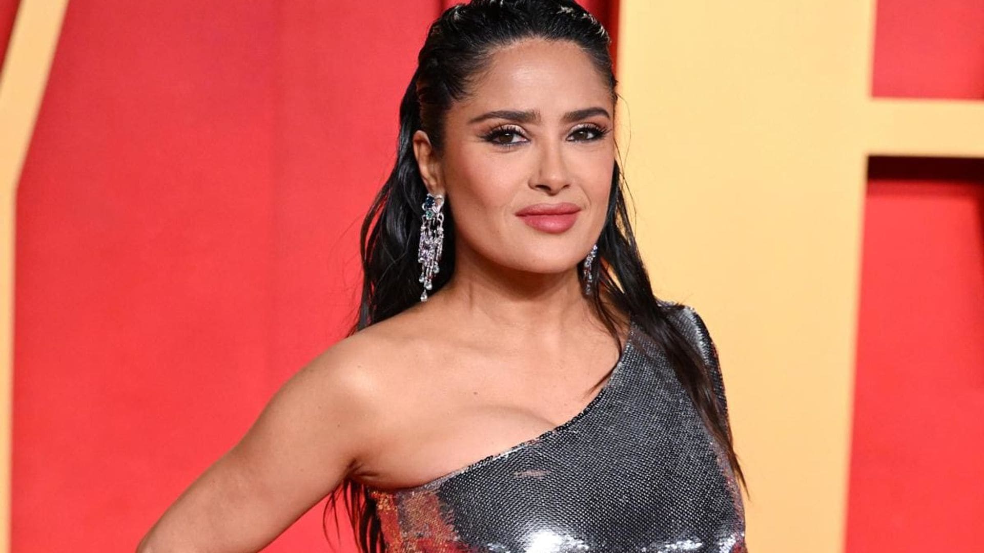 Salma Hayek shares throwback video in gorgeous white gown