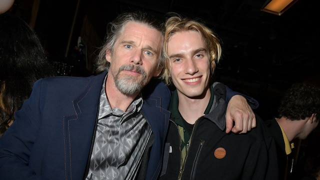 Ethan Hawke and Levon Hawke