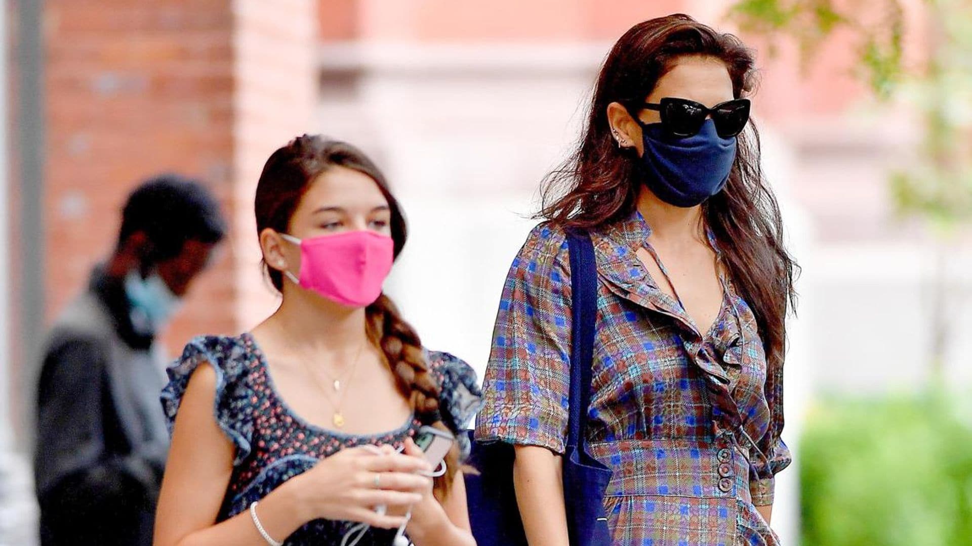 Katie Holmes and daughter, Suri Cruise look as stylish as ever in coordinating summer outfits