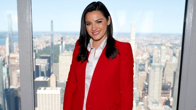 Maite Perroni Visits the Empire State Building