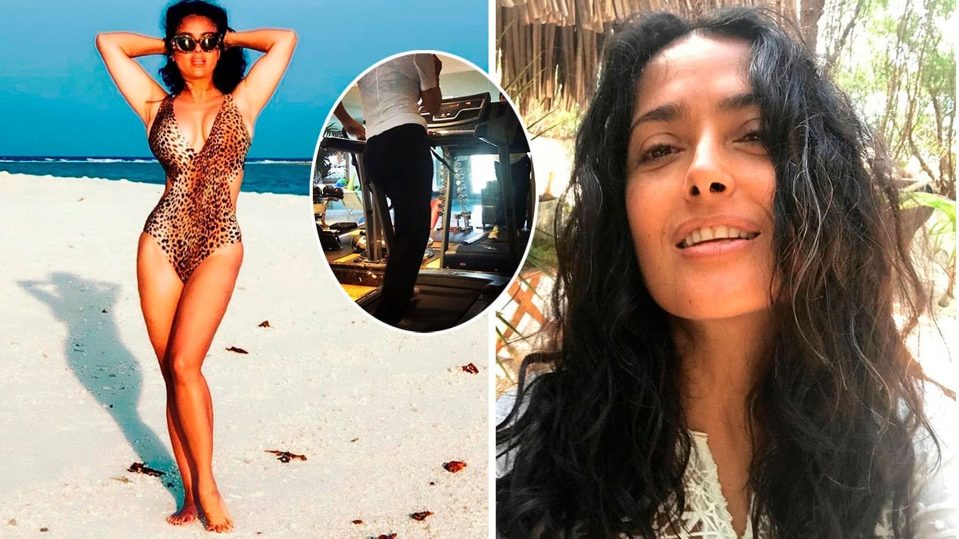 Salma Hayek uses this booty-shaking workout hack to maintain her fabulous bikini body