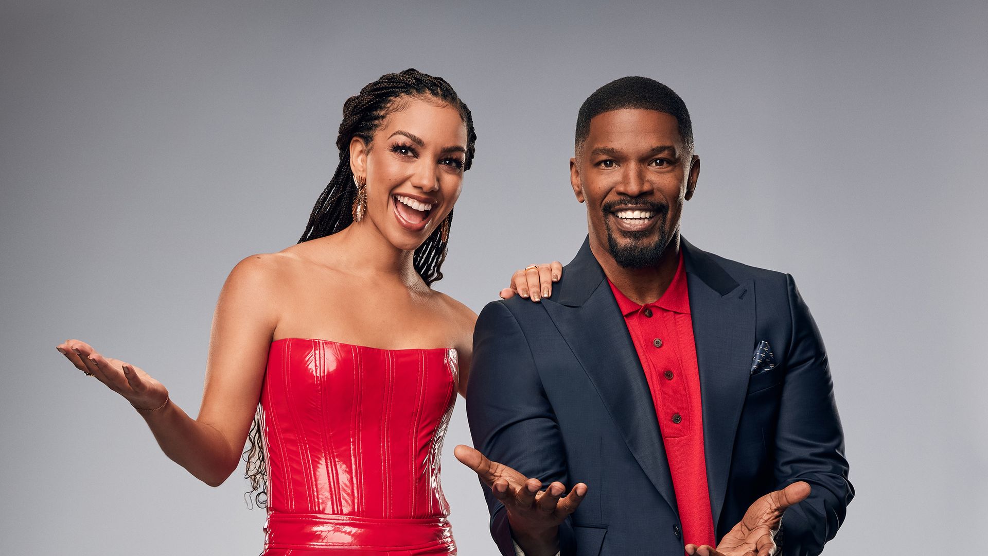 Jamie Foxx walks daughter Corinne Foxx down the aisle months after his near-fatal health scare