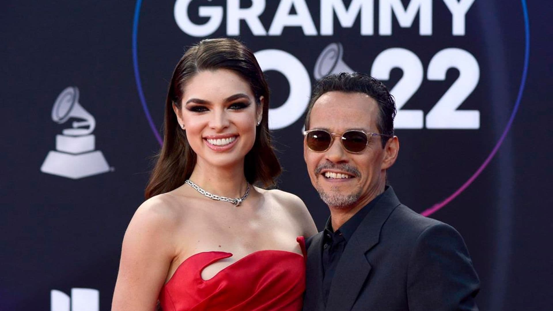 Marc Anthony calls out Nadia Ferreira on Latin Grammys stage