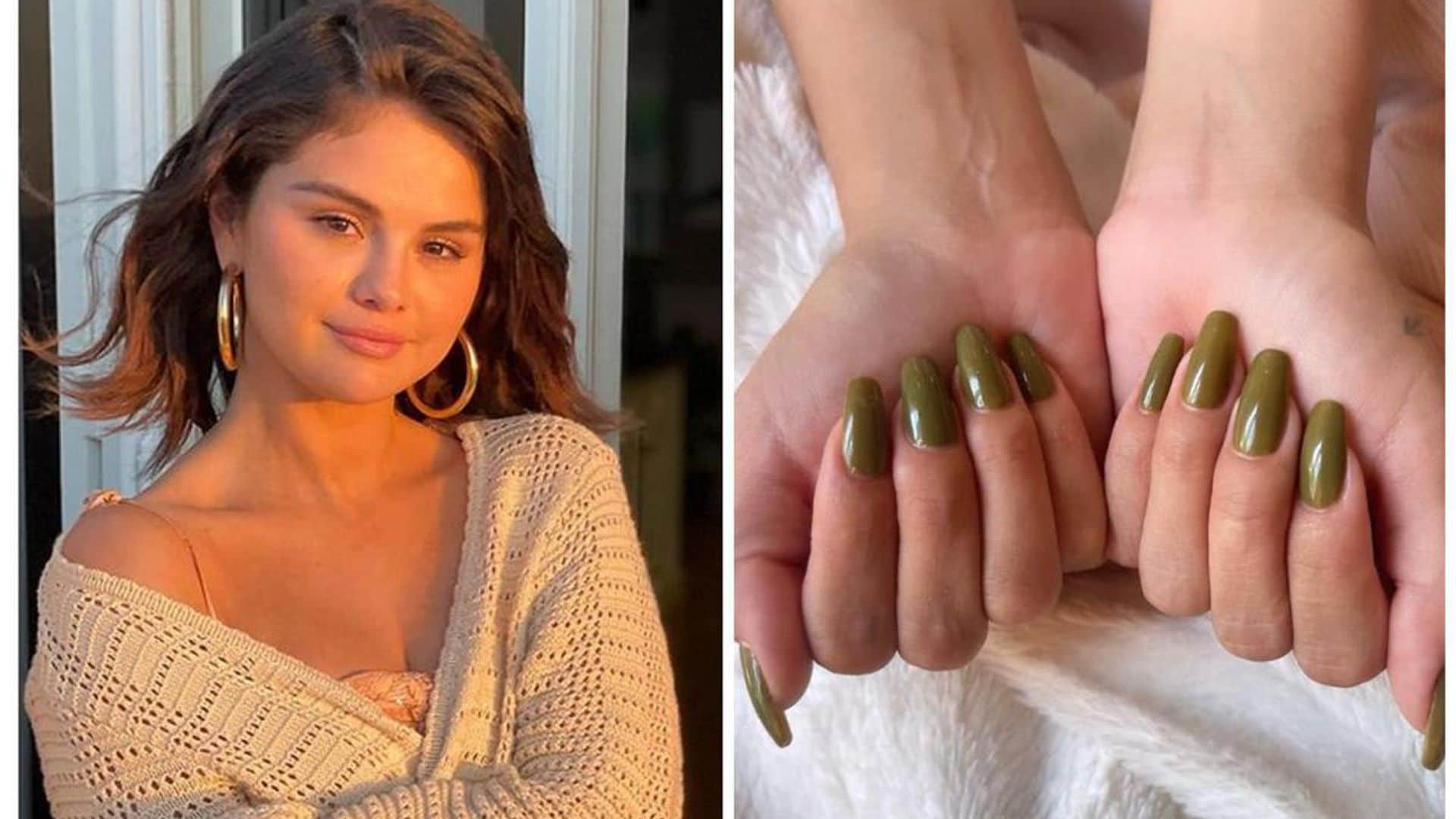 Selena Gomez's manicurist reveals the earthy tone nail polish the singer would be rocking this fall