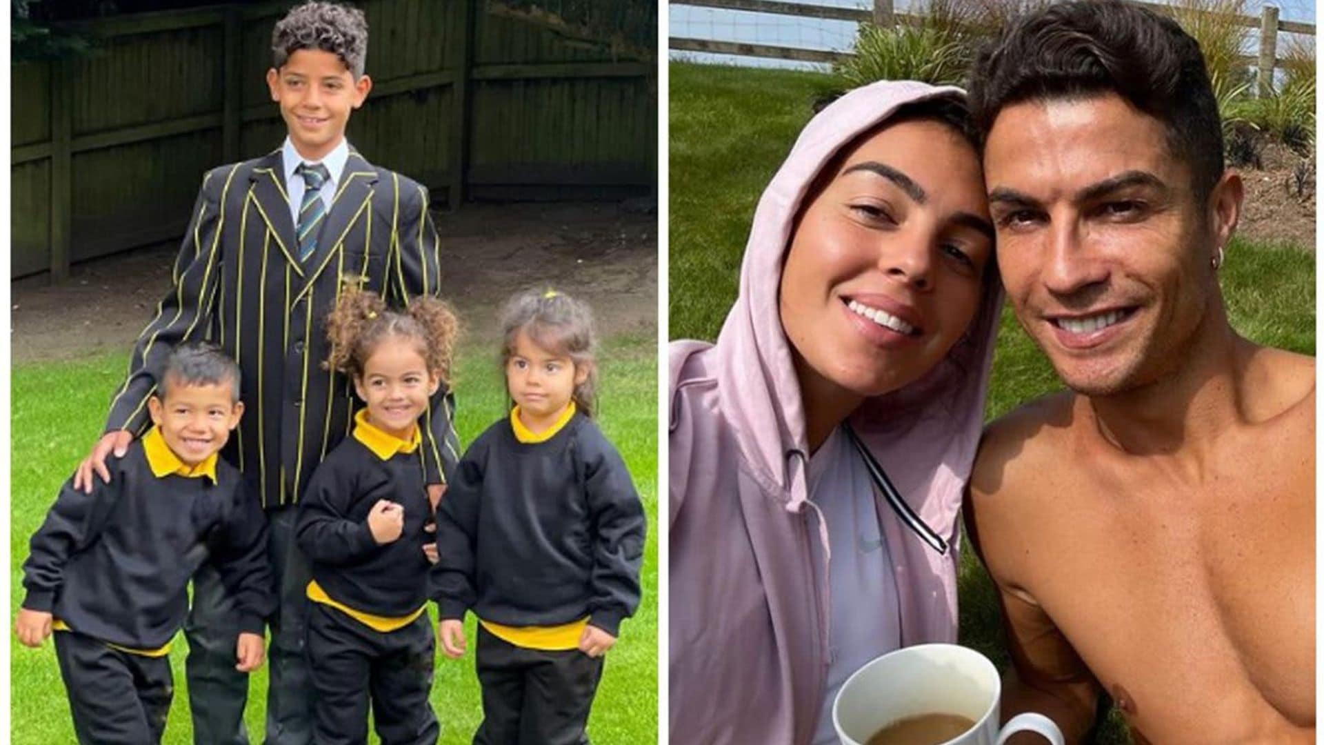 Cristiano and Georgina‘s kids start school in Manchester