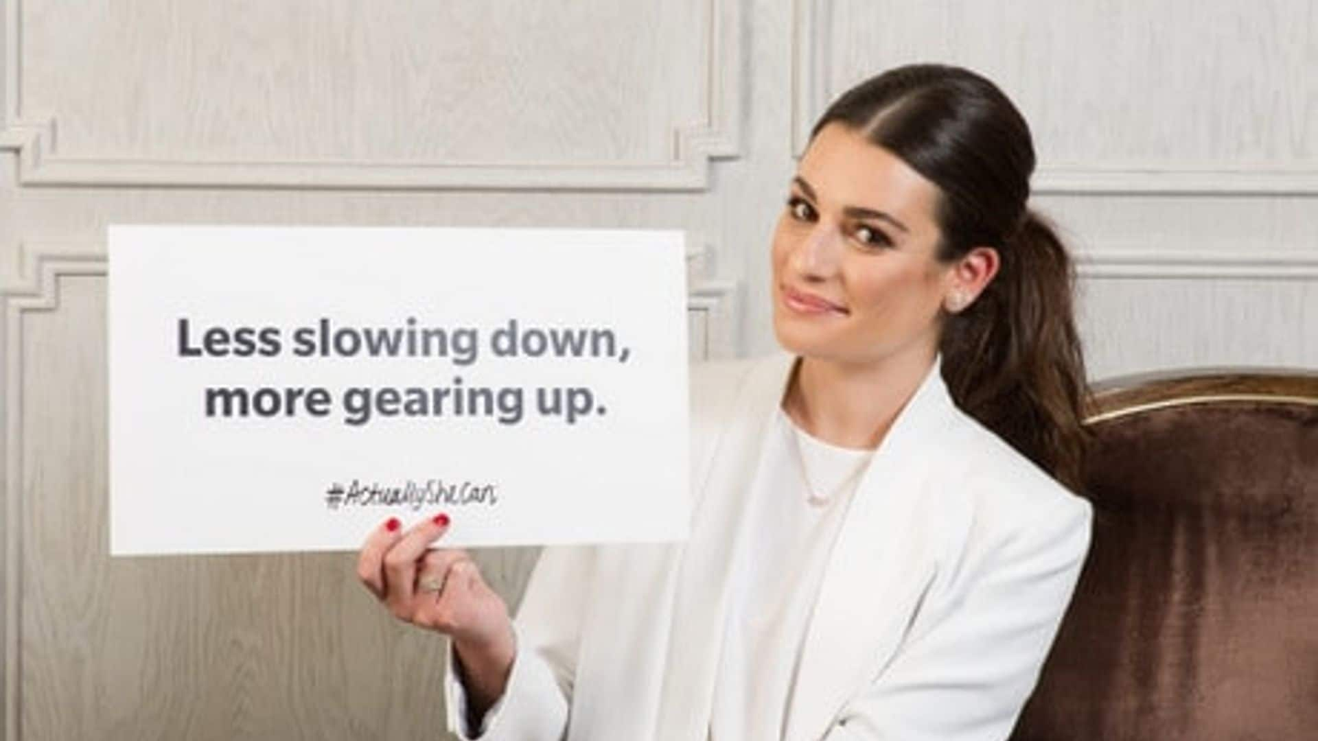 Lea Michele's New Year's resolutions: 'Less slowing down, more gearing up'