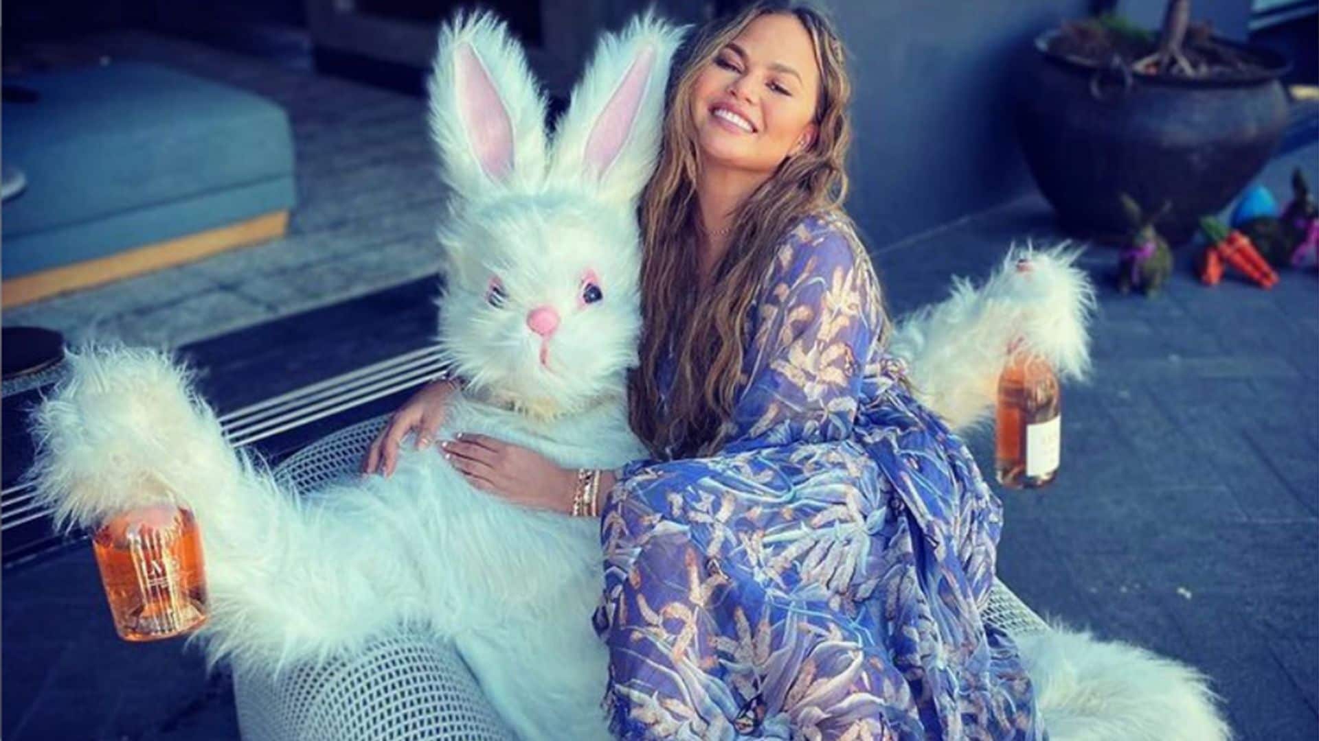 John Legend dresses as Easter bunny for his and Chrissy Teigen’s kids and more star photos