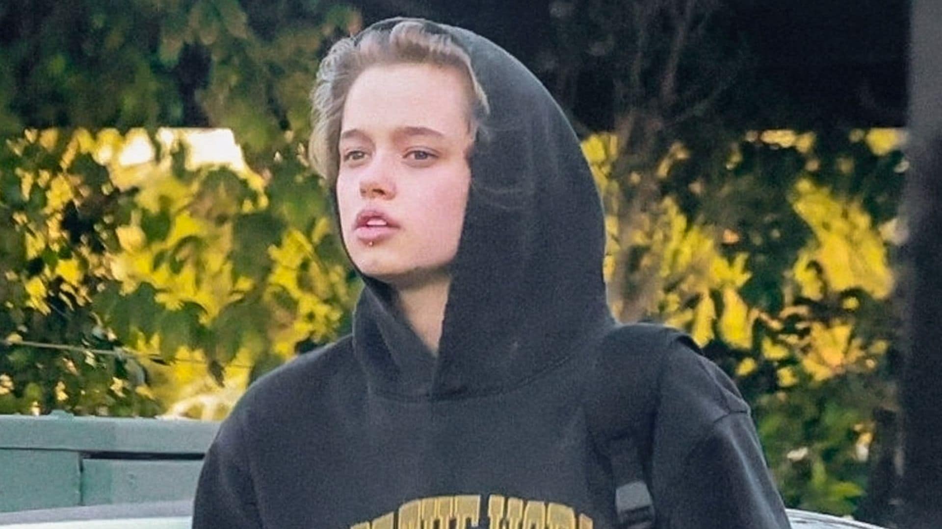 Shiloh Jolie-Pitt was all smiles in Los Angeles weeks after Angelina and Brad's divorce