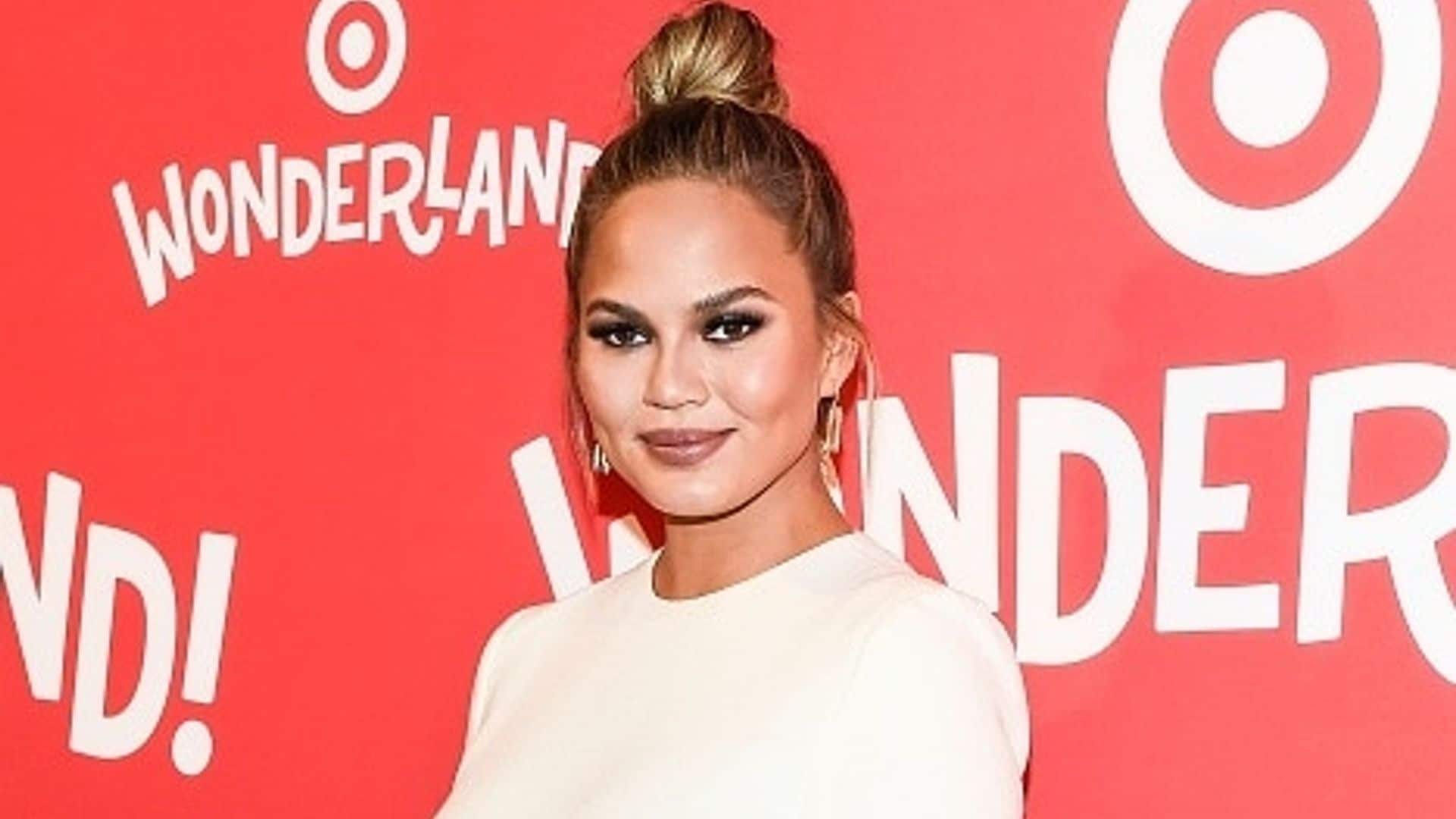 ​Chrissy Teigen debuts her 'other baby,' shares her Rice Krispies self-replica