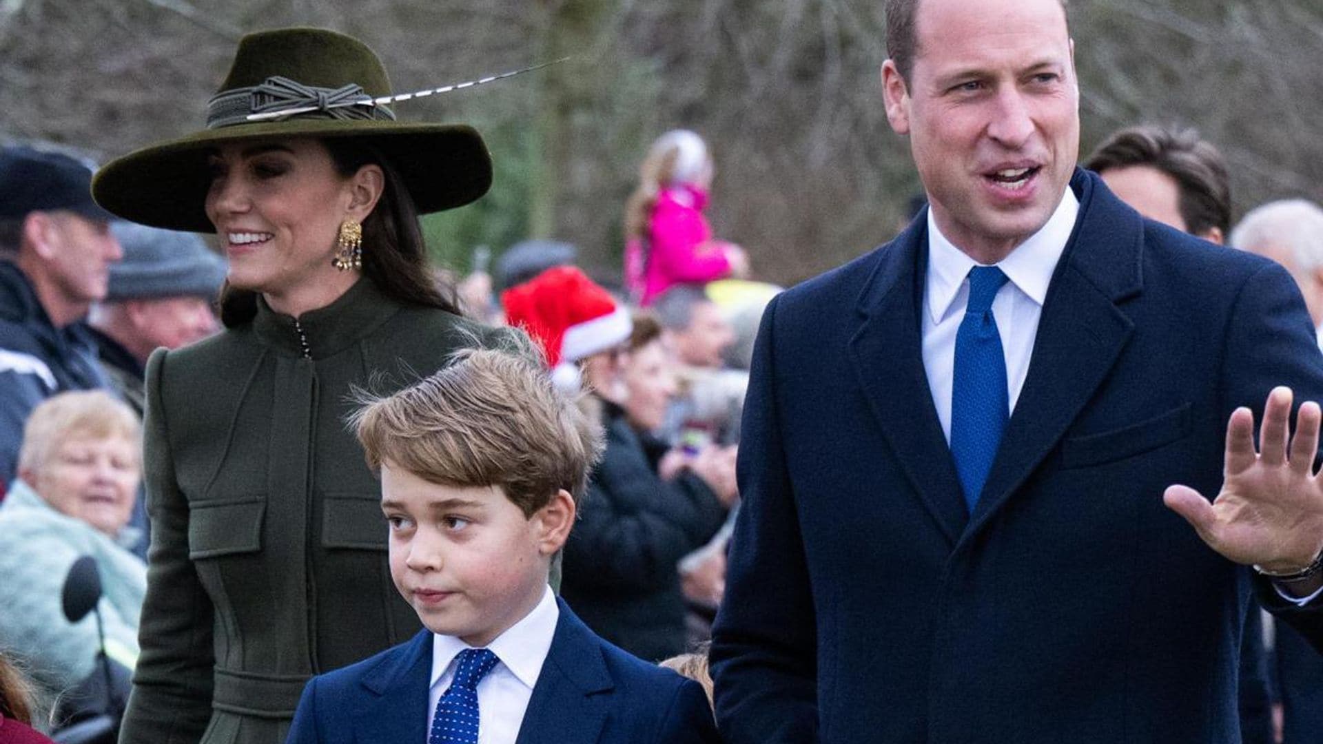 The Prince and Princess of Wales share Prince George's impressive artwork