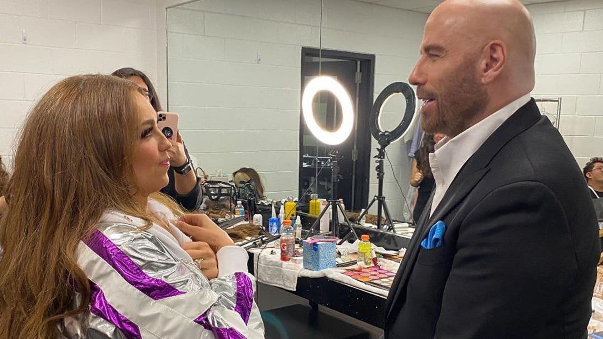 Thalía meets her childhood crush John Travolta at Premio Lo Nuestro: see the encounter