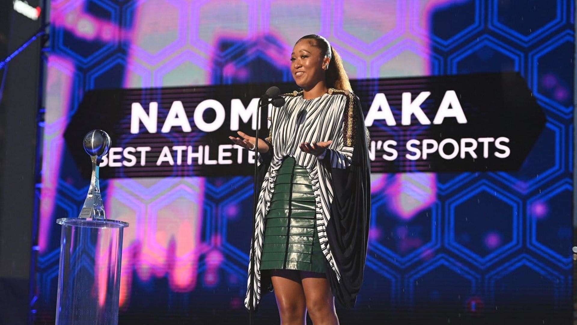 Naomi Osaka wins best female athlete at 2021 ESPY Awards after speaking out about mental health