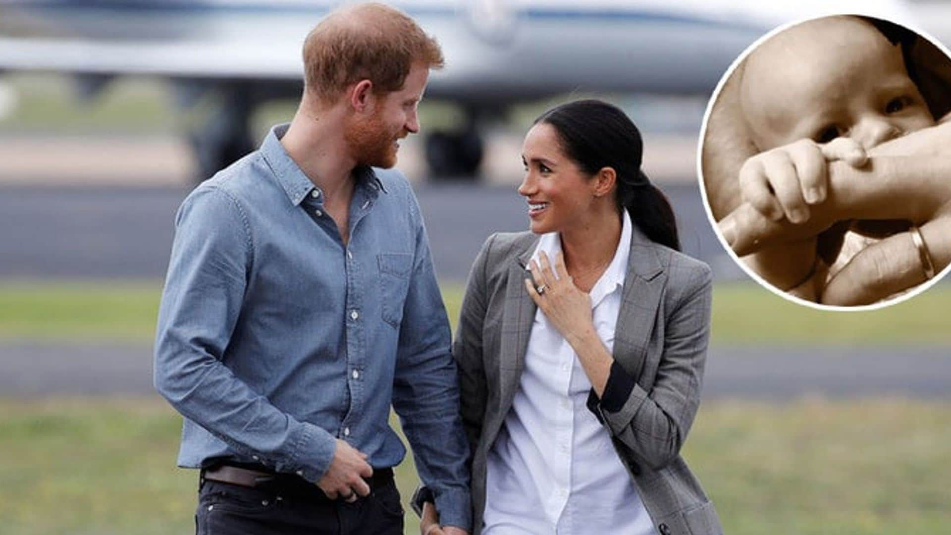 Meghan Markle and Prince Harry and baby Archie Harrison