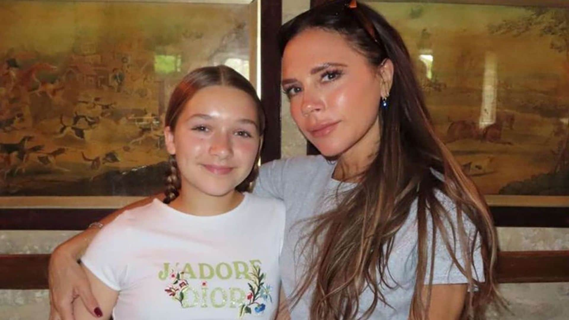 Victoria Beckham’s workout session with her daughter Harper: ‘My little gym partner’