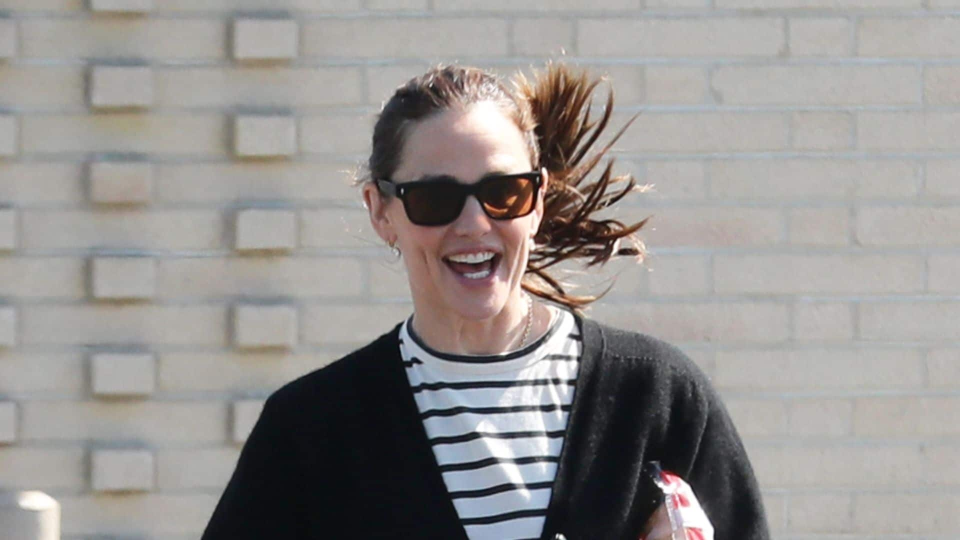 Jennifer Garner looks happy and unbothered while shopping with Samuel