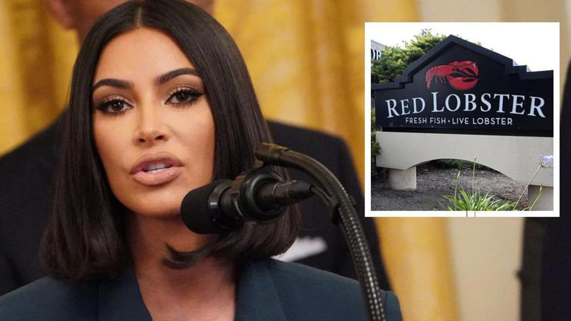Kim Kardashian found out she passed the baby bar at Red Lobster