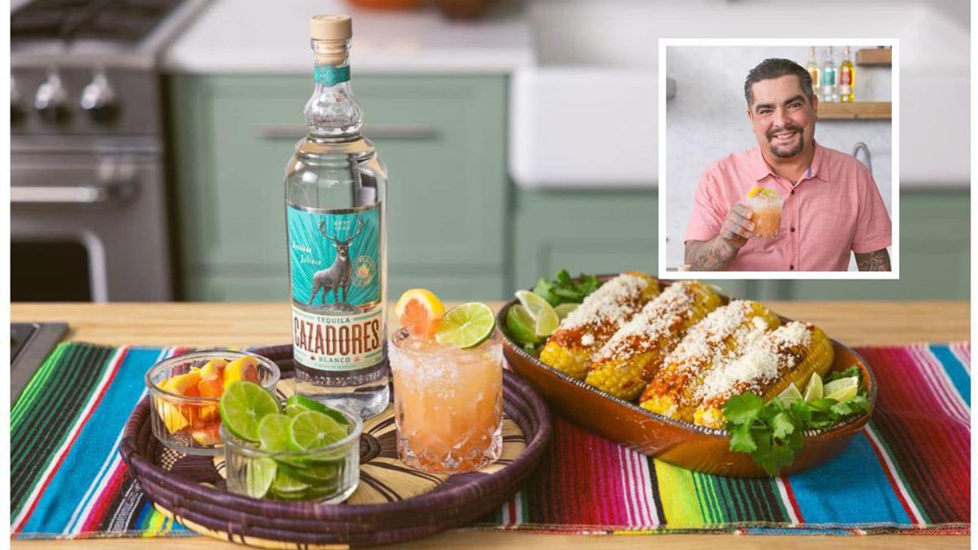 Elotes and margaritas are the perfect pairing, according to Chef Aarón Sánchez