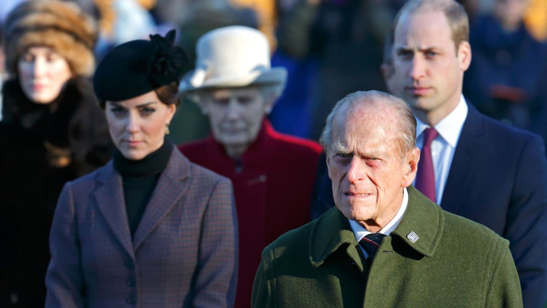 Prince William and Kate Middleton mourning Prince Philip's death