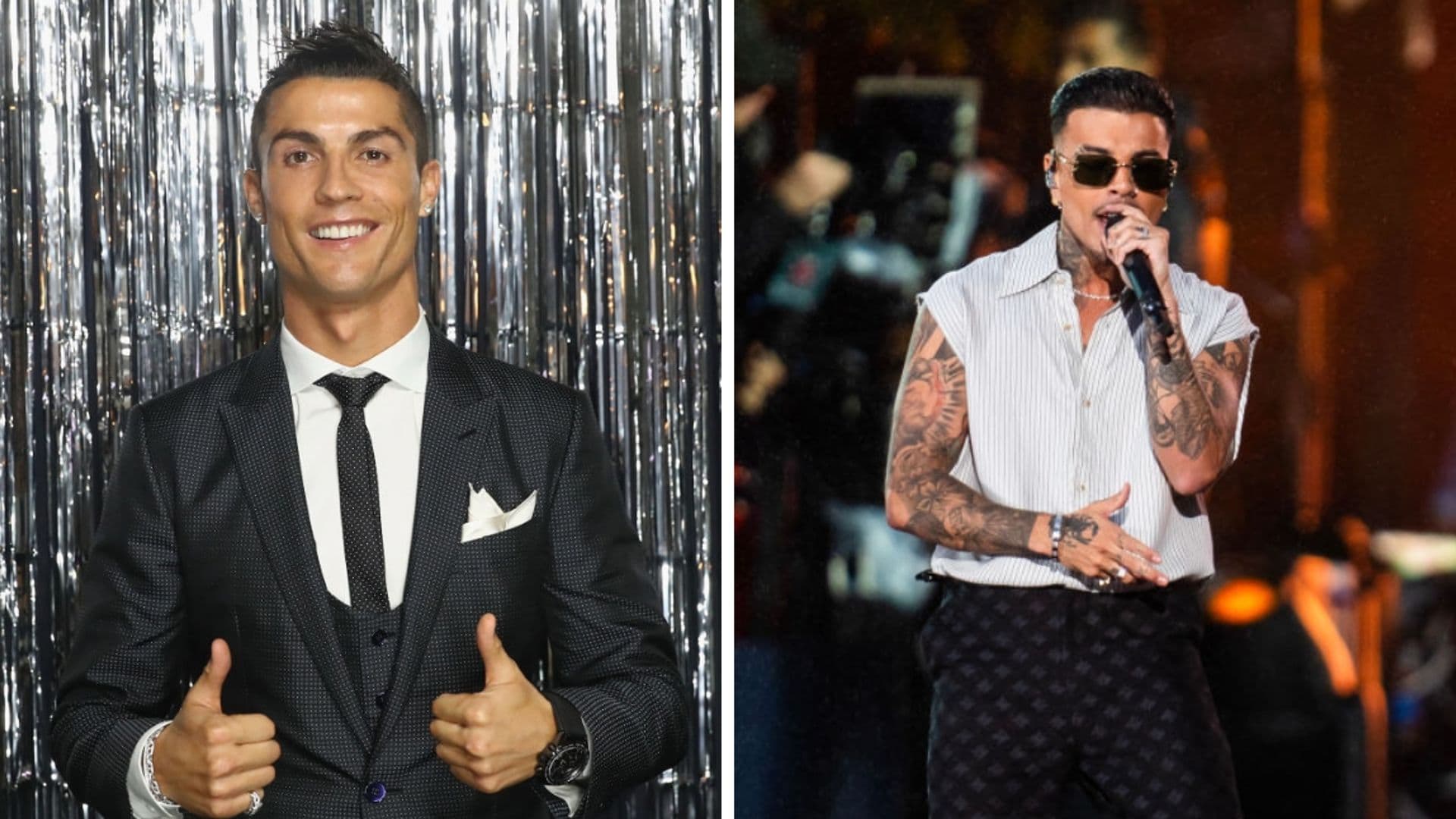 Cristiano Ronaldo rings in 40th birthday with a Rauw Alejandro performance