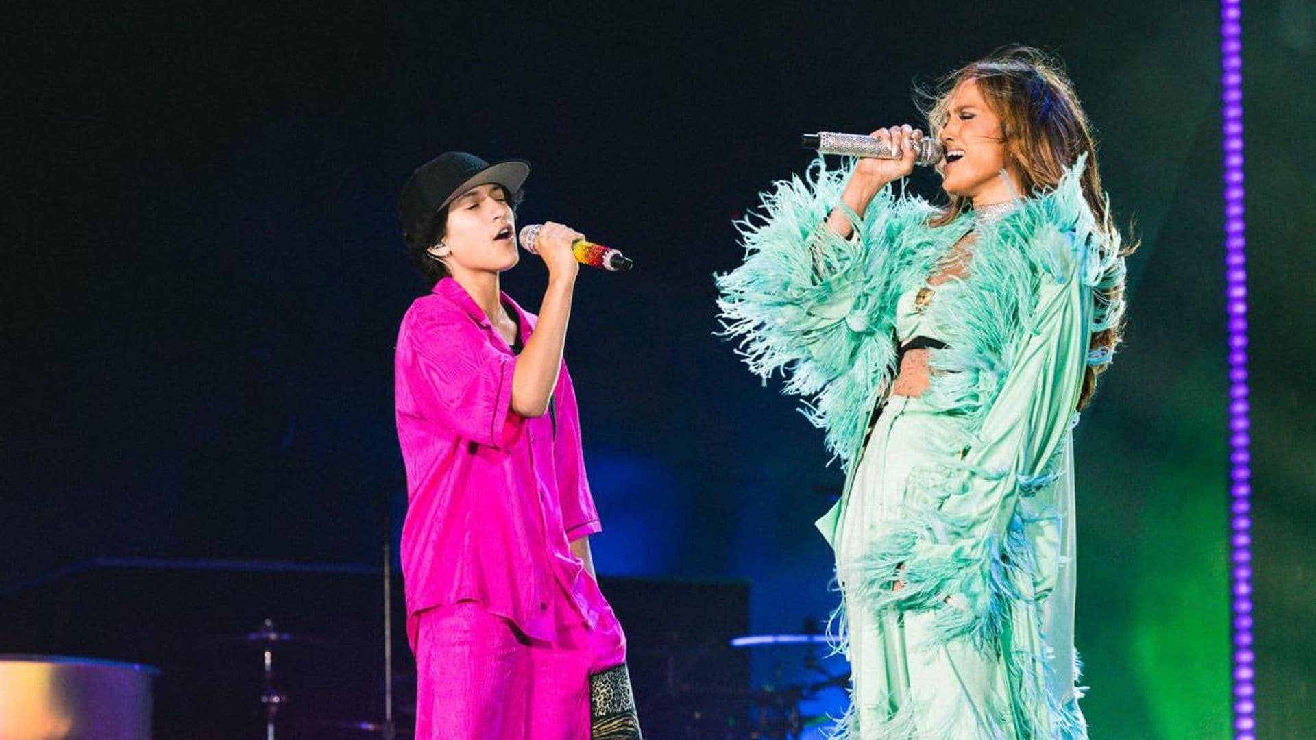 Watch Jennifer Lopez and her child Emme perform at a Gala