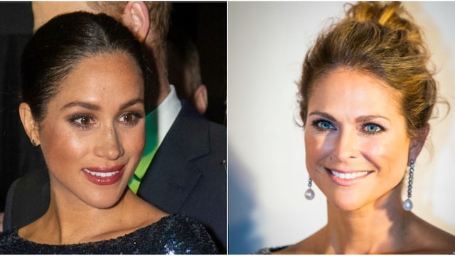 Meghan Markle and Princess Madeleine royal style